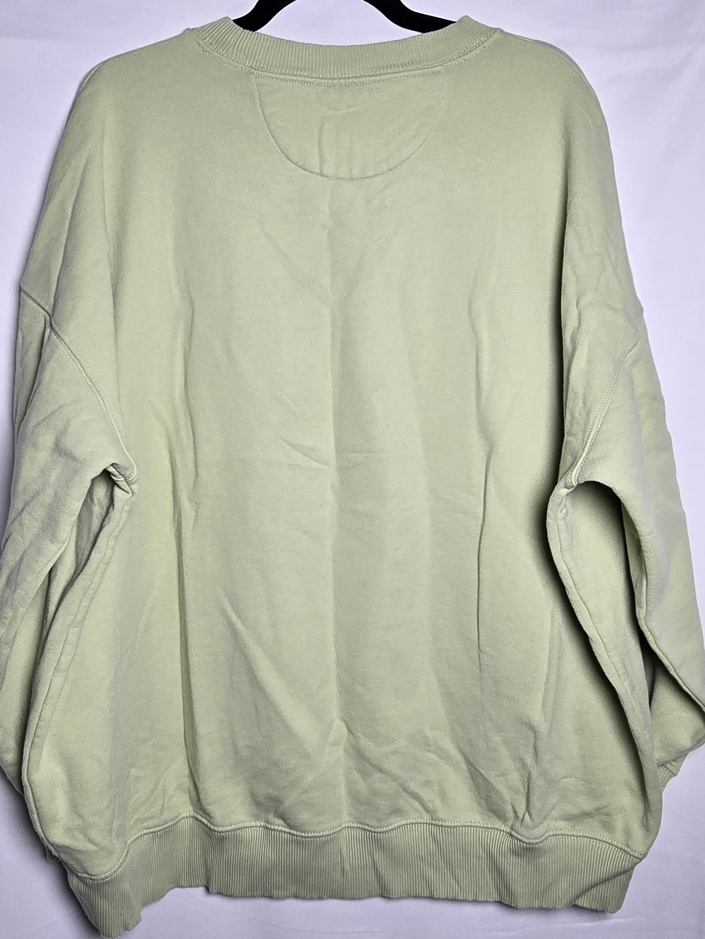 American Eagle Outfitters Sage Green Crewneck with Skeleton UFO HalloweenGraphic - Picture 4 of 6